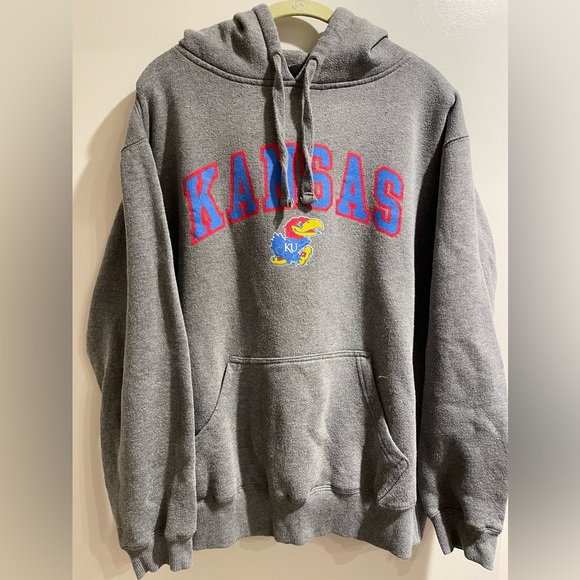University of Kansas KU men’s Large hoodie - Picture 1 of 4